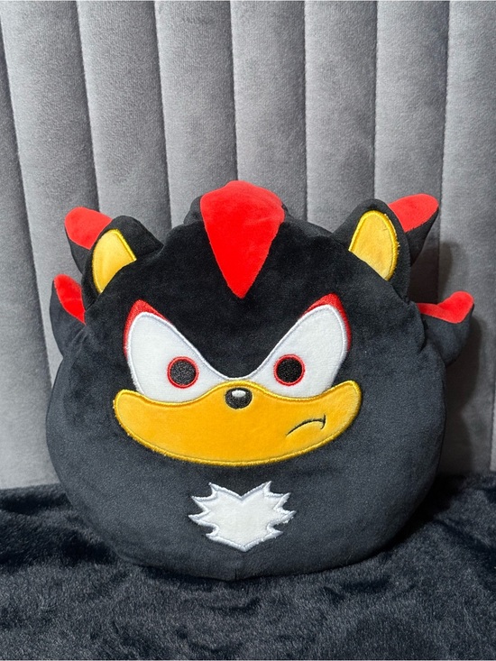 Squishmallows Other - Squishmallow Sonic the Hedgehog Shadow Plush Pillow Black Red Sega Cushion